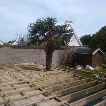 création d'une terrasse à Bénodet 17