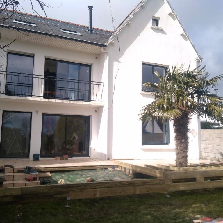 création d'une terrasse à Bénodet 14