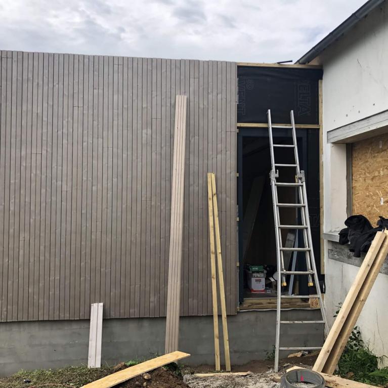 Extension en bois à Fouesnant