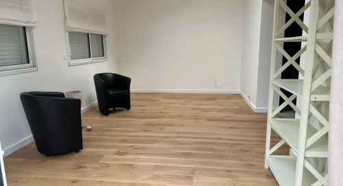 Exemple pose de parquet à Fouesnant