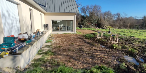 Mars 2025 : Réalisation d'une terrasse