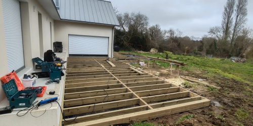 Mars 2025 : Réalisation d'une terrasse
