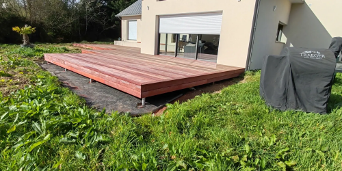 Mars 2025 : Réalisation d'une terrasse