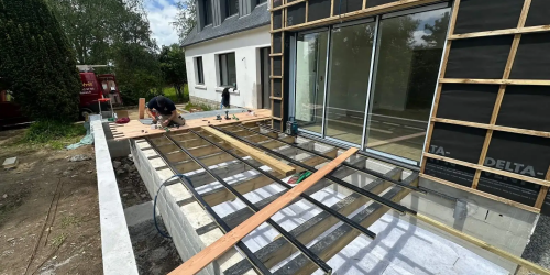 Mai 2024 : réalisation d'une terrasse (1/5)