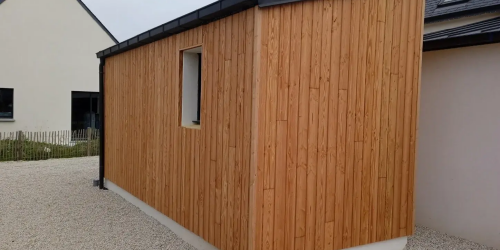 Février 2025 : réalisation d'un cabanon