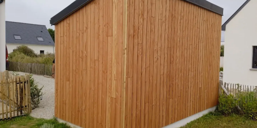 Février 2025 : réalisation d'un cabanon