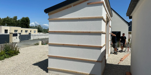 Février 2025 : réalisation d'un cabanon