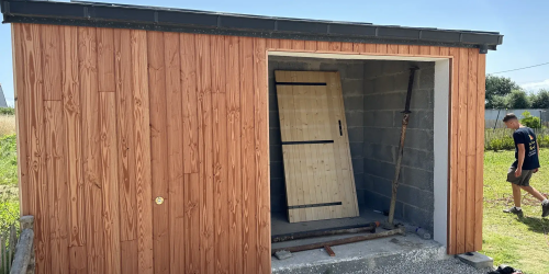 Juillet 2023 : réalisation d'un bardage sur la commune de Penmarc'h (29760)