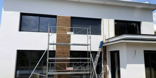 Exemple de pose de bardage