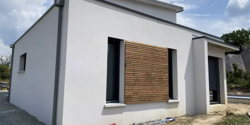 Exemple de pose de bardage