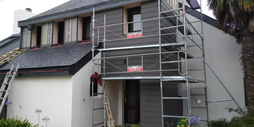 Exemple de pose de bardage