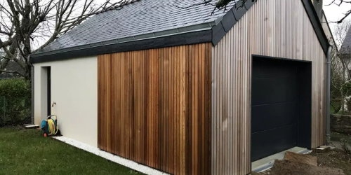 Exemple de pose de bardage