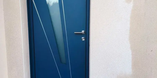 Janvier 2026 : pose d'une porte d'entrée