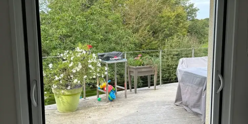 Septembre 2023 : remplacement d'une baie coulissante avec volet roulant sur la commune de Quimper