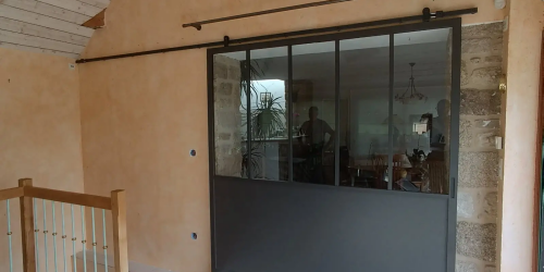 Septembre 2025 : pose d'une verrière