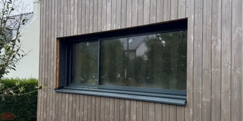 Septembre 2025 : pose de bardage