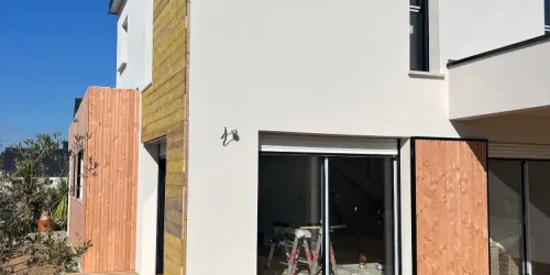 Octobre 2025 : réalisation d'un bardage