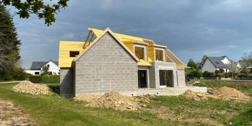 Février 2025 : réalisation d'une charpente