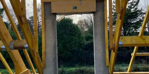 Décembre 2025 : pose charpente traditionnelle