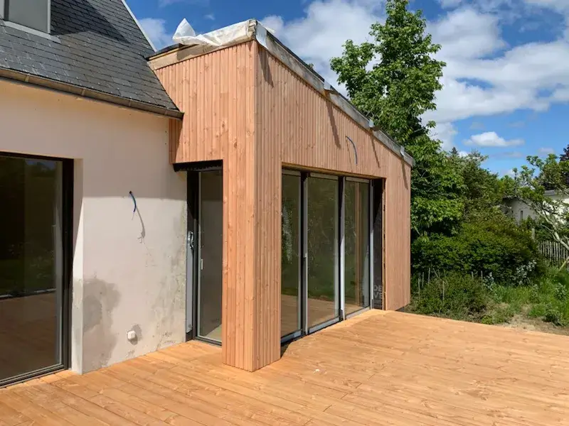 Exemple d'une pose de garage